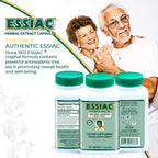 ESSIAC Tea All-Natural Herbal Extract Capsules – 60 Capsules | Powerful Antioxidant Blend to Help Promote Overall Health & Well-Being | Original Formula Since 1922