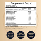 NatureBell Magnesium Complex 10-in-1, 500 mg Per Serving, 300 Capsules | 10 Active Forms: Glycinate, Citrate, Malate, Taurate & More. Chelated Magnesium Supplement for Women & Men. Non-GMO.