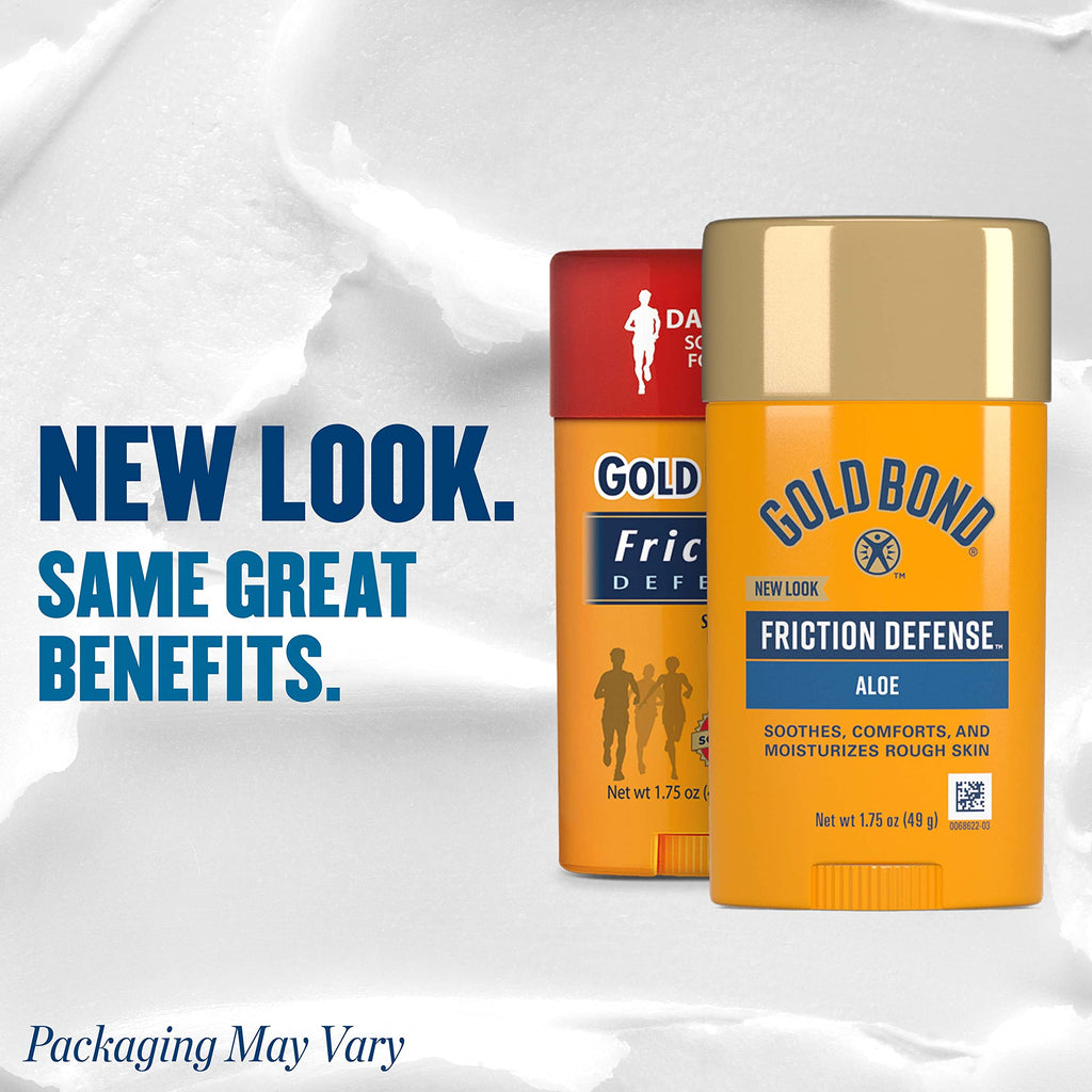 Buy now Gold Bond Friction Defense Anti-Chafing Stick, 1.75 oz., With Aloe to Soothe, Comfort & Moisturize Chafed Skin at indiglob india
