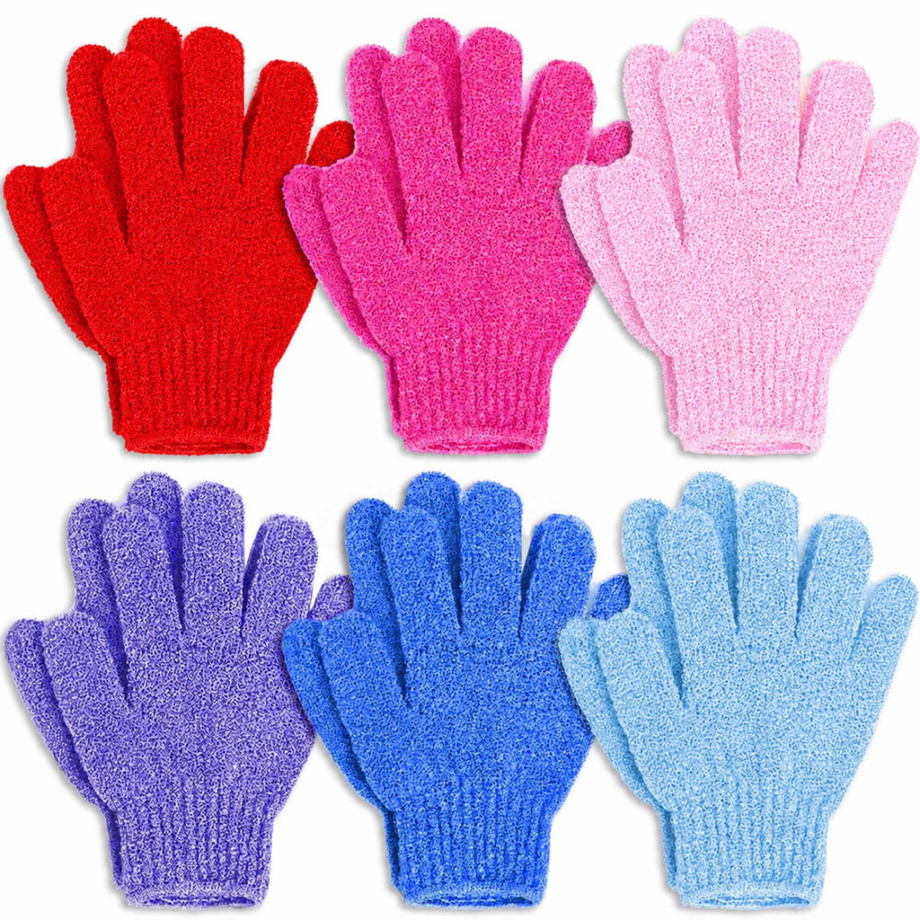 12 Pcs Exfoliating Gloves, Exfoliating Body Scrubber Exfoliator, Korean Exfoliating Mitt, Dead Skin Remover, Exfoliate Bath Shower Gloves, Moroccan Hand Body Scrub Mitt, Loofah Wash Cloth Washcloth | exfoliating