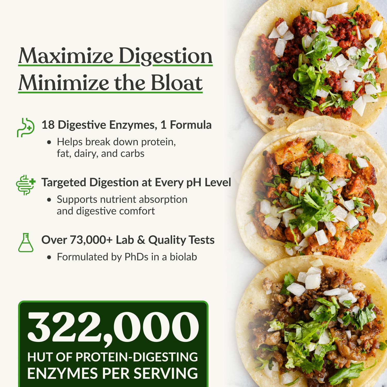 BiOptimizers MassZymes - Complete Digestive Enzymes Supplement for Gut Health - Bloating Relief for Men and Women - Lipase Amylase Bromelain Digestive Enzymes (250 Capsules)