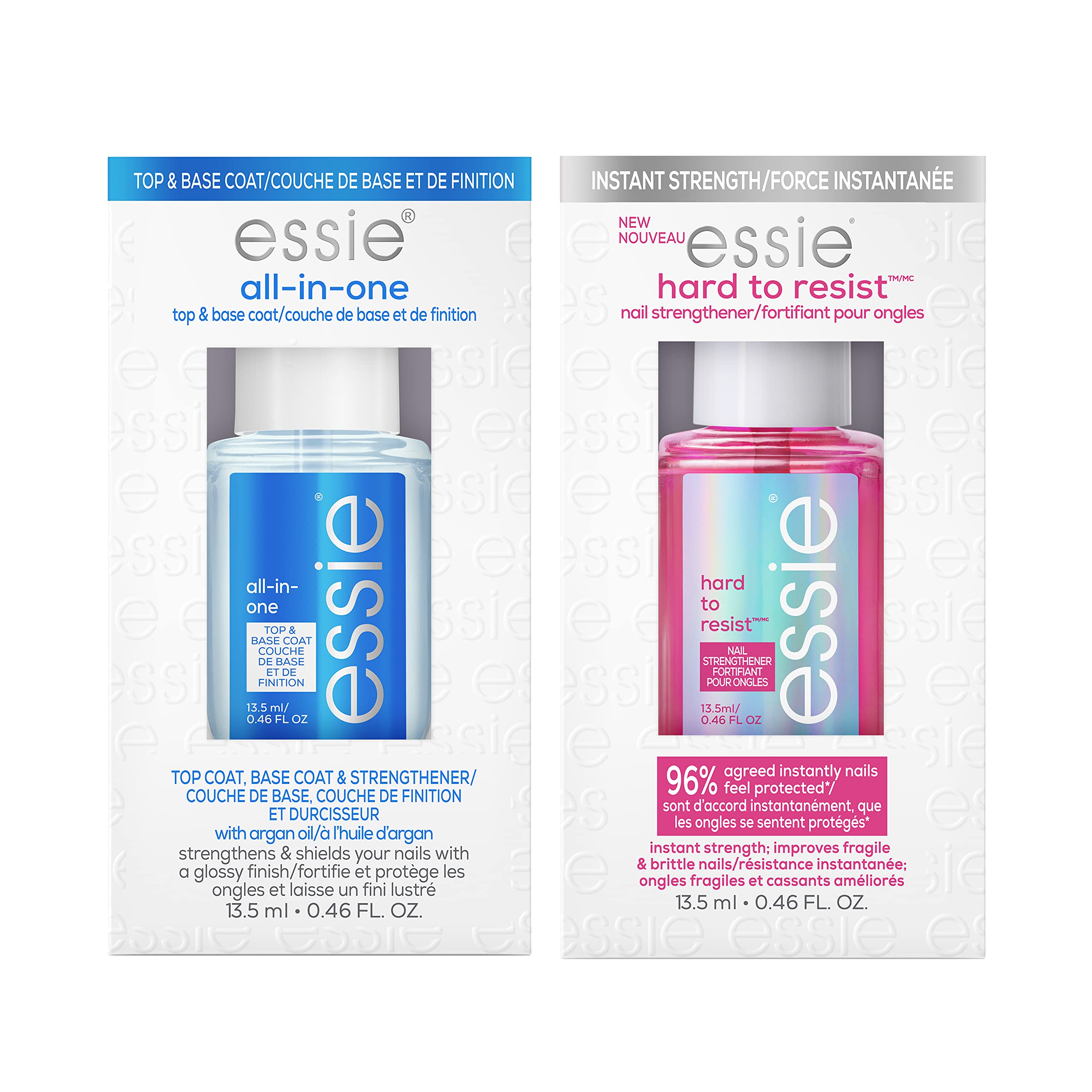 Buy now essie All-In-One Base Coat + Top Coat + Strengthener Nail Polish, 0.46 Ounces (Packaging May Vary) at indiglob india