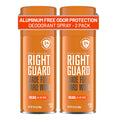 Right Guard Sport Original Scent Deodorant Spray - Aluminum Free Spray Deodorant for Men, 24-Hour Odor Protection, Anti-Stain, & Long-Lasting, 8.5 oz (2 Pack)