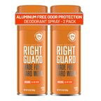 Right Guard Sport Original Scent Deodorant Spray - Aluminum Free Spray Deodorant for Men, 24-Hour Odor Protection, Anti-Stain, & Long-Lasting, 8.5 oz (2 Pack)