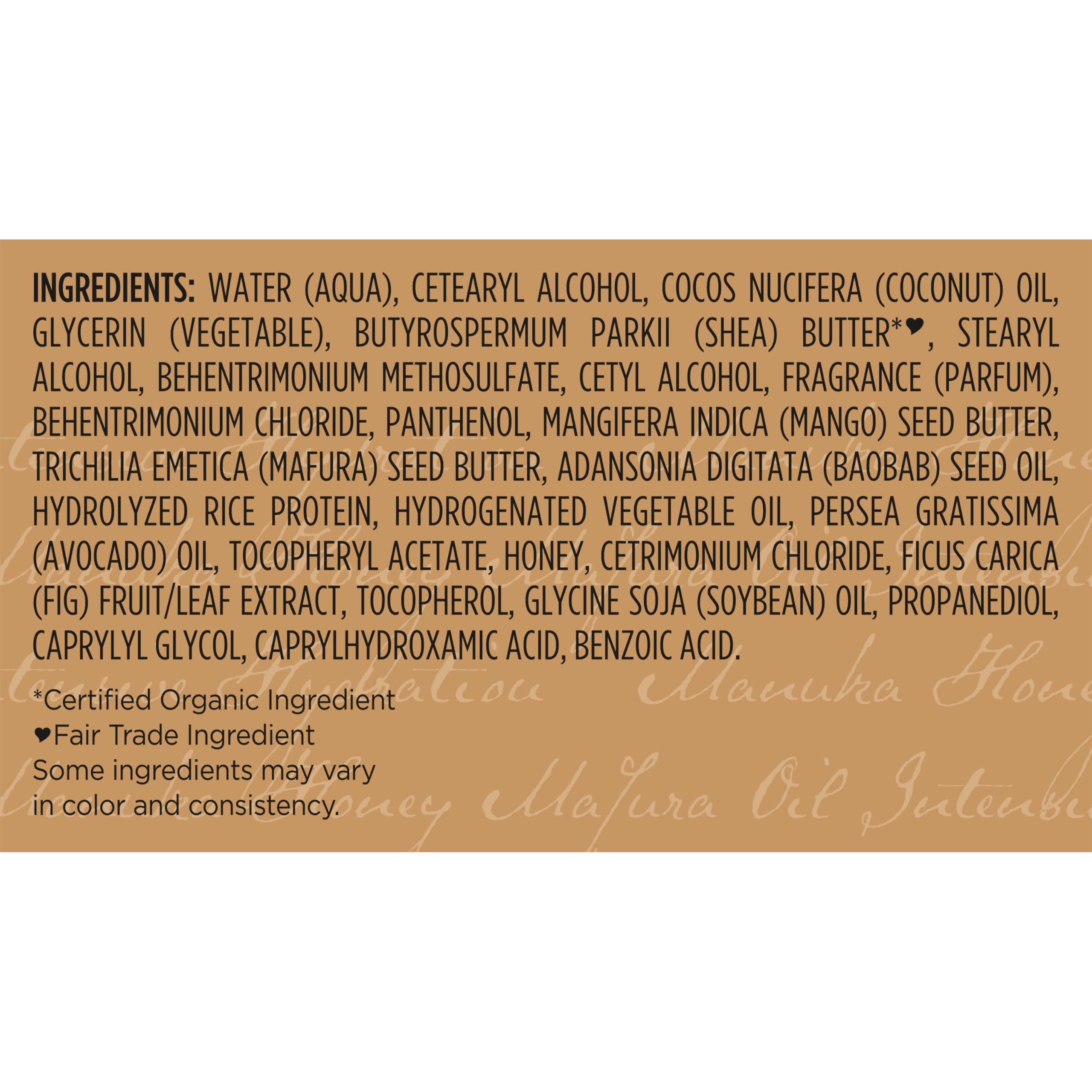 Shea Moisture Intensive Hydration Hair Masque Manuka Honey & Mafura Oil For Dry, Damaged Hair Deep Conditioning Hair Treatment 11.5 oz