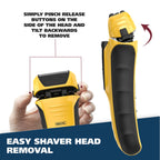 Buy now Wahl Lifeproof Lithium Ion Foil Shaver Æ’?? Waterproof Rechargeable Electric Razor with Precision Trimmer for MenÆ’??s Beard Shaving, Trimming, & Grooming with Quick Charge Æ’?? Model 7061-100 at indiglob india