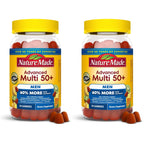 Nature Made Advanced Multivitamin Gummies 50+ for Men, 84 Multi Vitamins | Mens Multivitamins Gummies with Magnesium Citrate, Vitamin D3, Zinc, All 8 B Vitamins, 28 Day Supply