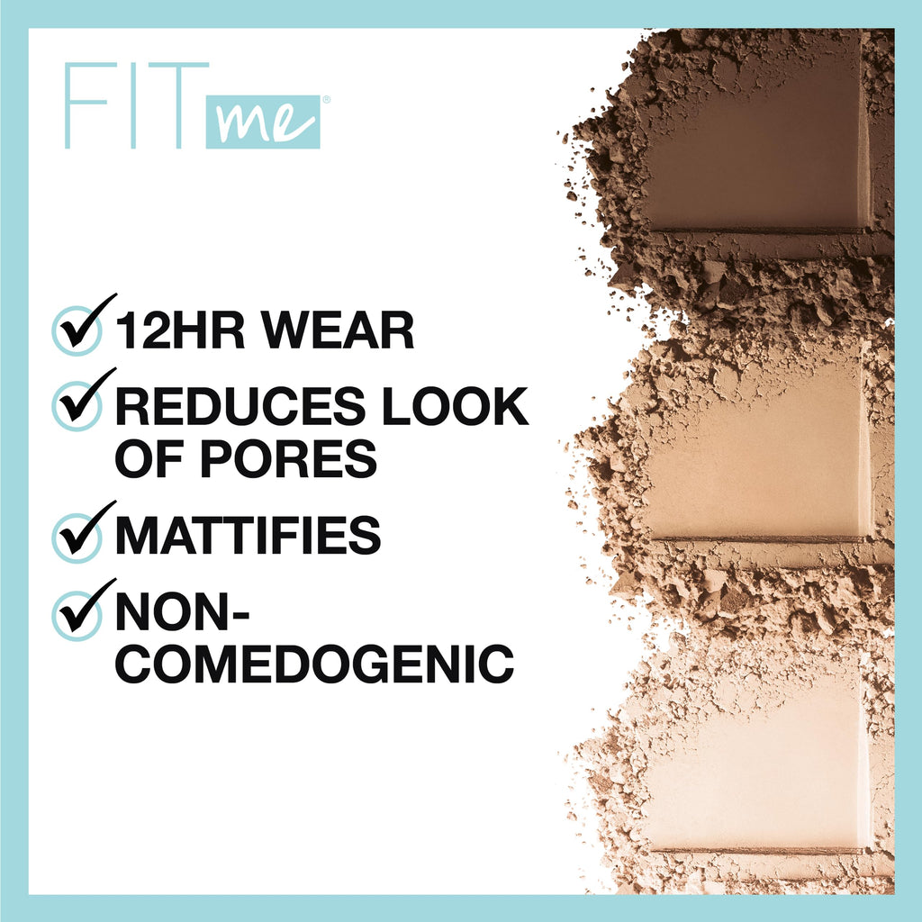 Buy now Maybelline Fit Me Matte + Poreless Pressed Face Powder Makeup & Setting Powder, Sun Beige, 1 Count at indiglob india