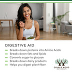 Digestive Enzymes 800mg, All 10 Essential Enzymes, Bloating + Meal Comfort | Digestive Enzyme Supplement for Bloating + Gas Relief, Amylase, Lipase, Lactase + Bromelain + 6 More, Take With Meals