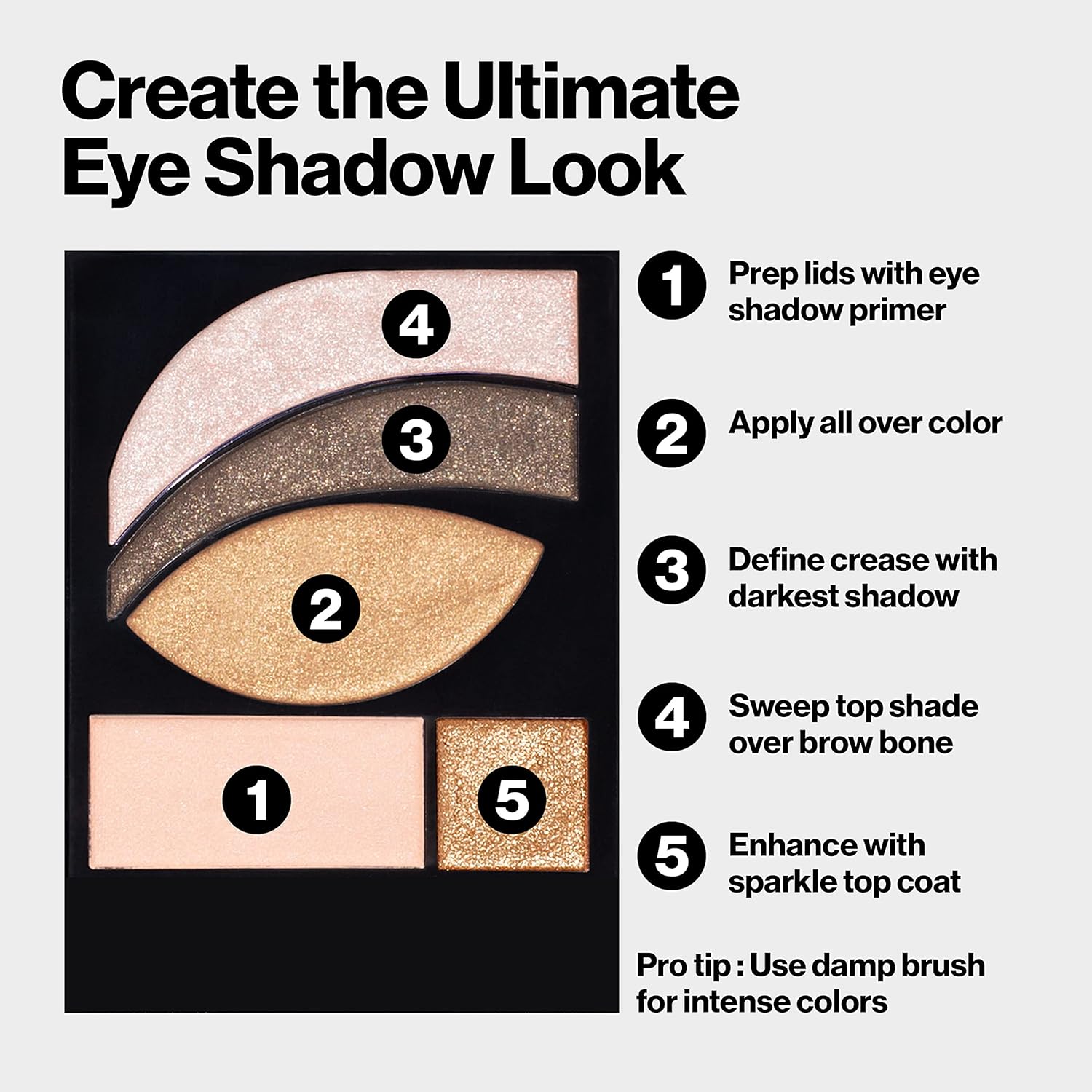Buy now REVLON PhotoReady Eye Contour Kit, Eyeshadow Palette with 5 Wet/Dry Shades & Double-Ended Brush Applicator, Avant Garde (525), 0.1oz at indiglob india