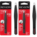 Revlon Expert Slant Tip Tweezer, Black, 1 Count | High precision stainless steel slant tweezer for easy, accurate hair removal.