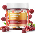 DREAVIO 600mg Magnesium Glycinate Gummies, Sugar Free, 90 Count | Provides 100mg Elemental Magnesium from Magnesium Glycinate & Citrate, with Zinc & Ashwagandha, Cherry Flavor Vegan Gummies