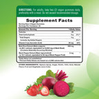 Nature's Truth Beet Root Gummies | 60 Count | with Black Pepper | Superfood | Strawberry Flavor | Vegan, Non-GMO & Gluten Free Supplement