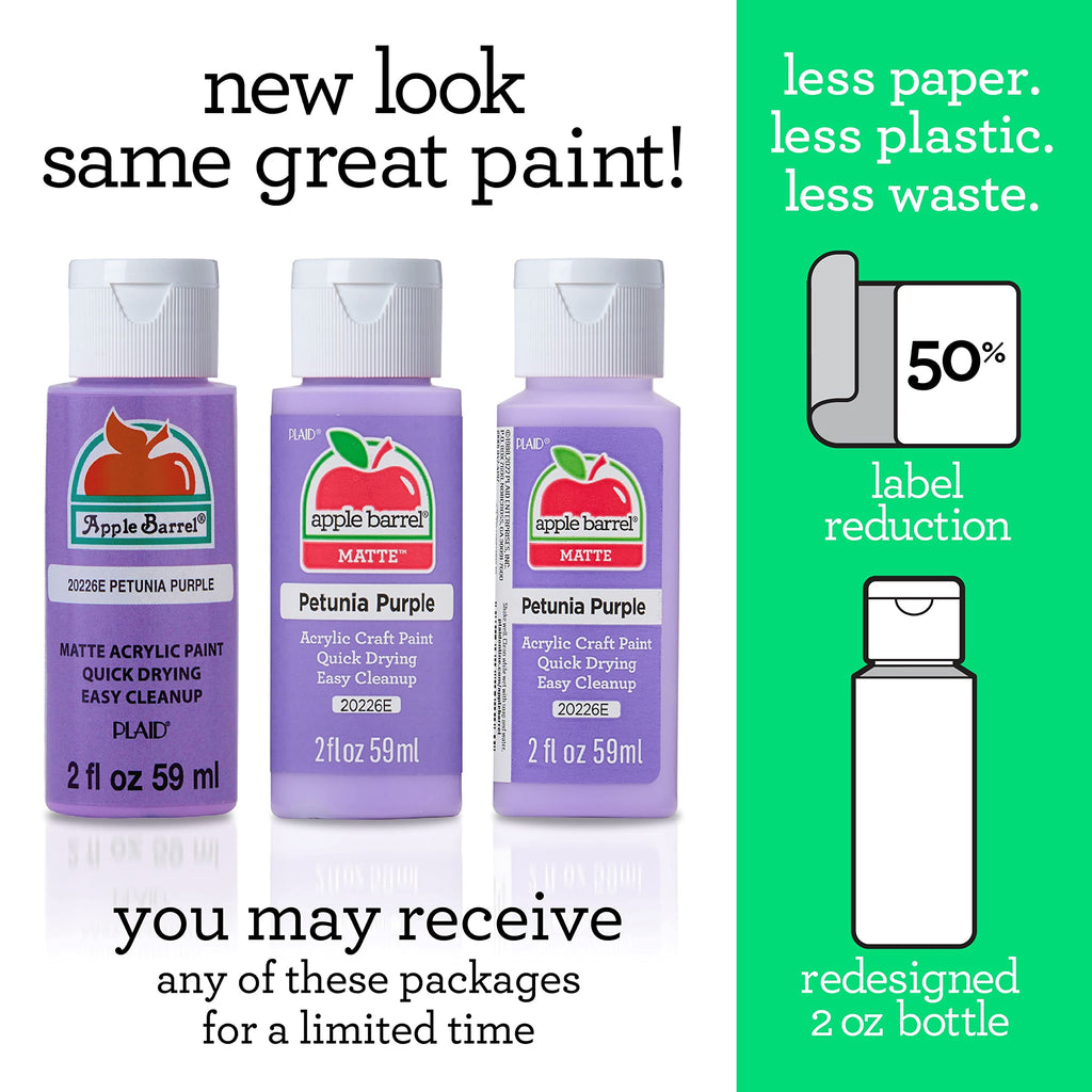 Apple Barrel Acrylic Paint in Assorted Colors (2 oz), 21463, Antique Parchment