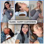 CALLIXE Original TheraPillow – 3-in-1 Neck Massager Pillow with Heat & Gentle Traction | Relaxing Neck & Shoulder Support with Vibration Massage, Wireless Design & USB-C Charging
