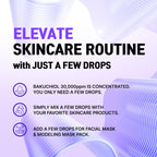 Korean Bakuchiol Concentrate DIY Mix-in Serum 30,000 ppm - High Potency Retinol Alternative | Wrinkle Reduction Skin Firming & Smoothing - Anti-Aging Sensitive Skin Vegan & Cruelty-Free Non-GMO 1 oz