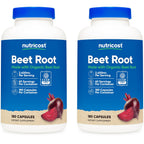 Nutricost Beet Root 2400mg, 180 Capsules, CCOF Certified Made with Organic | Superfood, 60 Servings