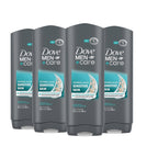 Buy now DOVE MEN + CARE Body and Face Wash Clean Comfort 4 Count for Healthier and Stronger Skin Effectively Washes Away Bacteria While Nourishing Your Skin, 18 oz at indiglob india