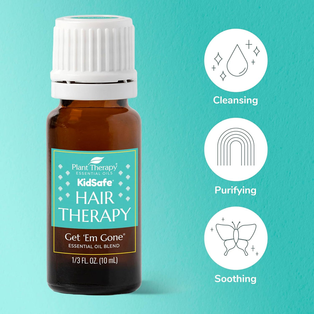 Buy now Plant Therapy KidSafe Get 'Em Gone Synergy Essential Oil 10 ml (1/3 oz) 100% Pure, Undiluted, Therapeutic Grade at indiglob india
