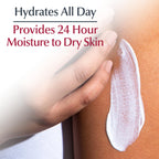 Eucerin Daily Hydration Cream, Broad Spectrum SPF 30, 8 OZ | Body Cream with Glycerin and SPF 30 Sunscreen, 24-Hour Moisture for Normal to Dry Skin, Fragrance Free