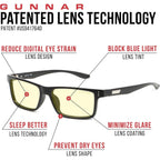Buy now Gunnar - Blue Light Reading Glasses - Blocks 65% Blue Light - Vertex at indiglob india