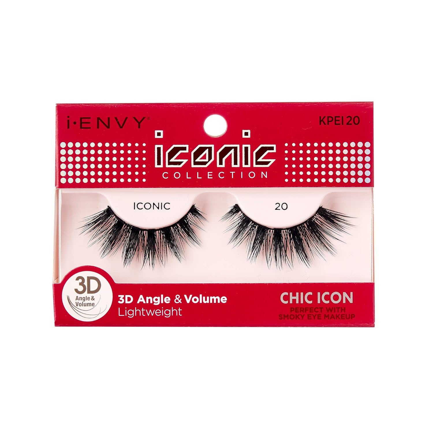 Buy now i-Envy 3D Glam Collection Multi-angle & Volume (2 PACK, KPEI14) 1 Pair (Pack of 1) KPEI2 at indiglob india