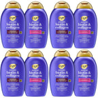 OGX Thick & Full + Biotin & Collagen Shampoo & Conditioner, 2 x 13 fl. oz | Shampoo & Conditioner Set, For Fine & Thinning Hair, Gives Volume & Body, Sulfate-Free, Nutrient-Infused, With Vitamin B7