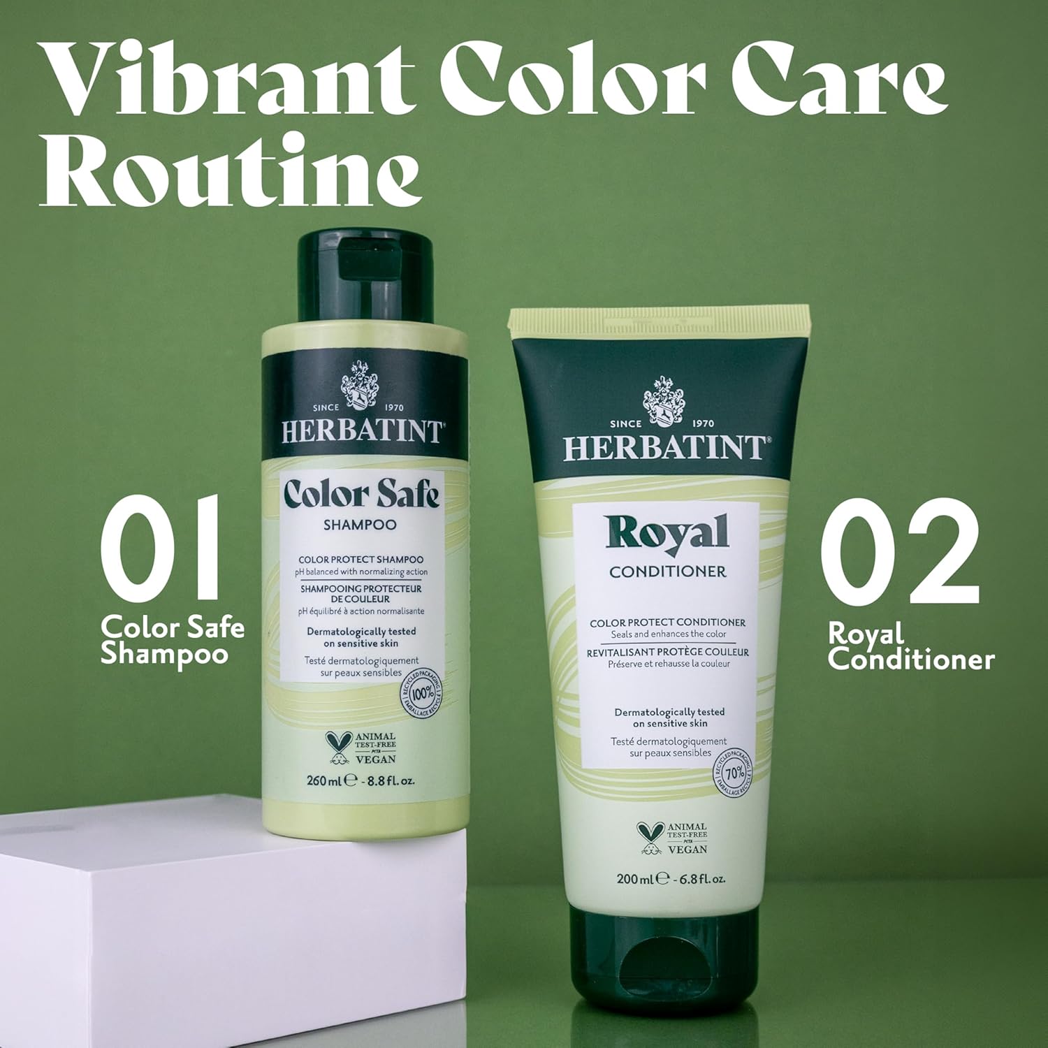 Buy now Herbatint Color Safe Shampoo for Color-Treated, Normal Hair - Aloe Vera to Rebalance, Strengthen, & Add Shine - No Parabens, Silicones & Gluten - 8.8 Fl Oz at indiglob india