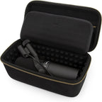 Buy now CASEMATIX Studio Case Compatible with Rode PodMic, Shure SM7B Microphone and Other Large Podcast Mics with XLR Recording Accessories - Includes Podcasting Mic Bag Only at indiglob india