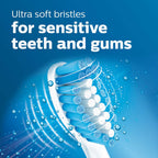 Buy now Philips Sonicare Genuine Sensitive Replacement Toothbrush Heads for Sensitive Teeth, 3 Brush Heads, White, HX6053/64 at indiglob india