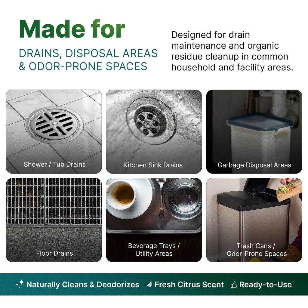 Bundle - InVade Hot Spot+ Bio-Enzyme Foam (19 oz) with Bug and Blade 24-Inch Extension Hose, Biodegradable Drain Pipe Degreaser and Citrus Oil Odor Neutralizer