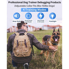 Dog Shock Collar with Remote Control - Rechargeable Dog Training Collar, IPX7 Waterproof E Collar for Dogs with 4 Safe Modes Flashlight Beep Vibration Shock Ideal for All Dog Sizes (8-150lbs)