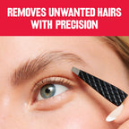 Revlon Expert Slant Tip Tweezer, Black, 1 Count | High precision stainless steel slant tweezer for easy, accurate hair removal.