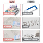 Mr. Pen- Pencil Erasers, 10 Pack, Morandi Colors