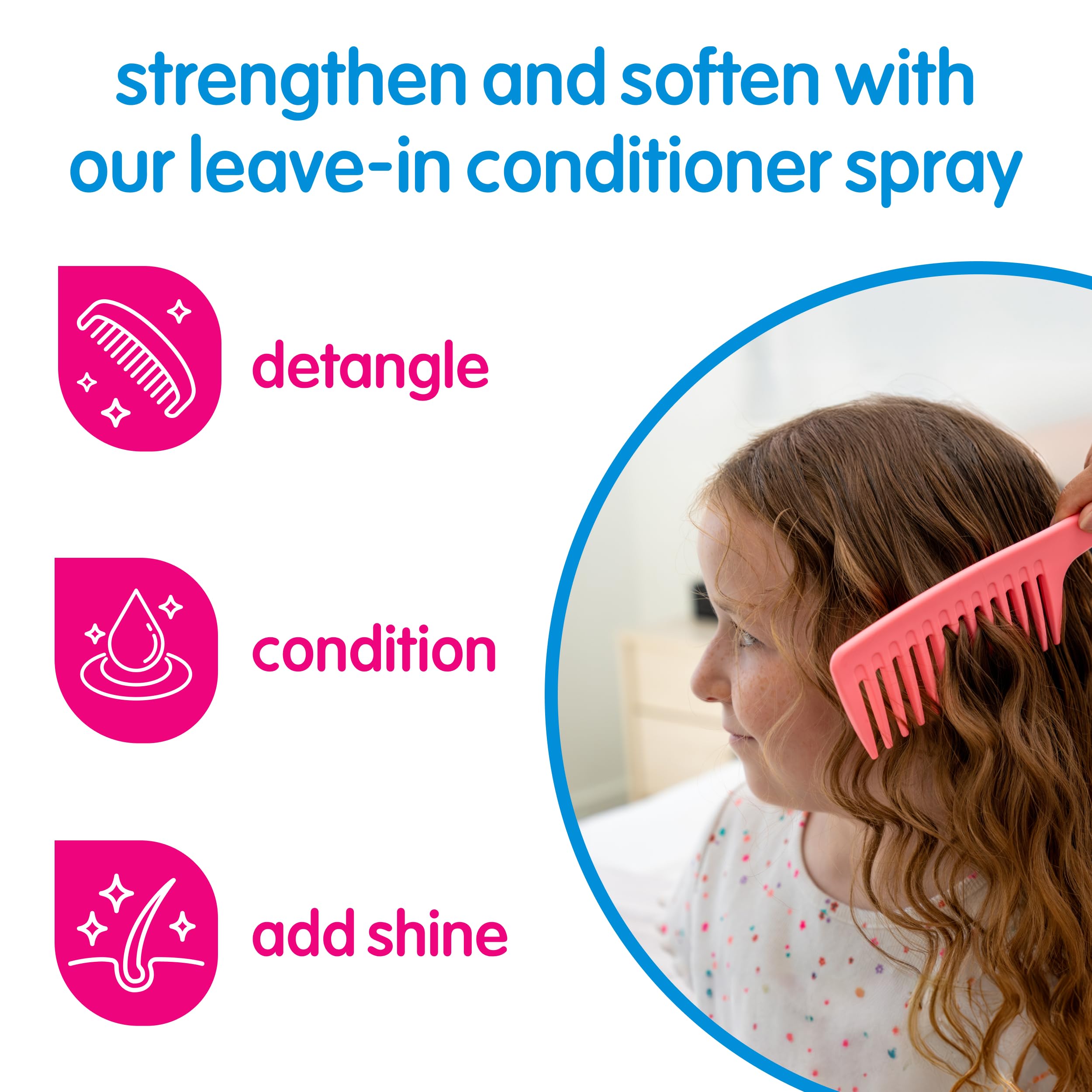 SoCozy Detangler Leave-In Conditioner Spray For Kids Hair, Fruity-Tutti, 8 Fl Oz (Pack of 1)