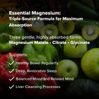 Essential Magnesium by Dr. Rajsree, MD | Supports Restful Sleep, Muscle Relaxation & Bowel Regularity | 3 Highly Absorbable Forms of Magnesium | 180 Capsules