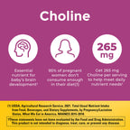 Nature Made Prenatal Vitamin Softgels + Choline Capsules, 60 Count of Each | Prenatal Vitamins for Women, 60 Multi Prenatal Softgels with Folic Acid & DHA + 60 Choline Supplement Capsules, 60 Day Supply