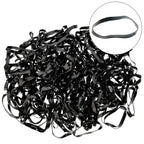 Buy now Hicarer 300 Pcs Hair Pins Set Including 100 Pcs Bobby Pins 100 Pcs U Hair Pins and 100 Pcs Rubber Hair Bands with Storage Box for All Hair Types Girls Women Gift, Black and Gold at indiglob india