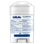 Gillette Clinical Antiperspirant and Deodorant for Men, 100HR Sweat & Odor Protection, Long Lasting Freshness, Anti-White Mark Technology, Soft Solid, Ultimate Fresh Scent, 1.7 oz (Pack of 3)