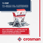 Crosman 15-Count CO2 Cartridges for Air Rifles and Air Pistols