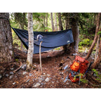Waterproof Hammock Rain Fly [12ft x 9ft] - Portable Large Camping Tarp - Premium Lightweight Ripstop Nylon Cover - Fast Set Up + Accessories - A Camping Gear Essential! 12x9 ft HEX Shape