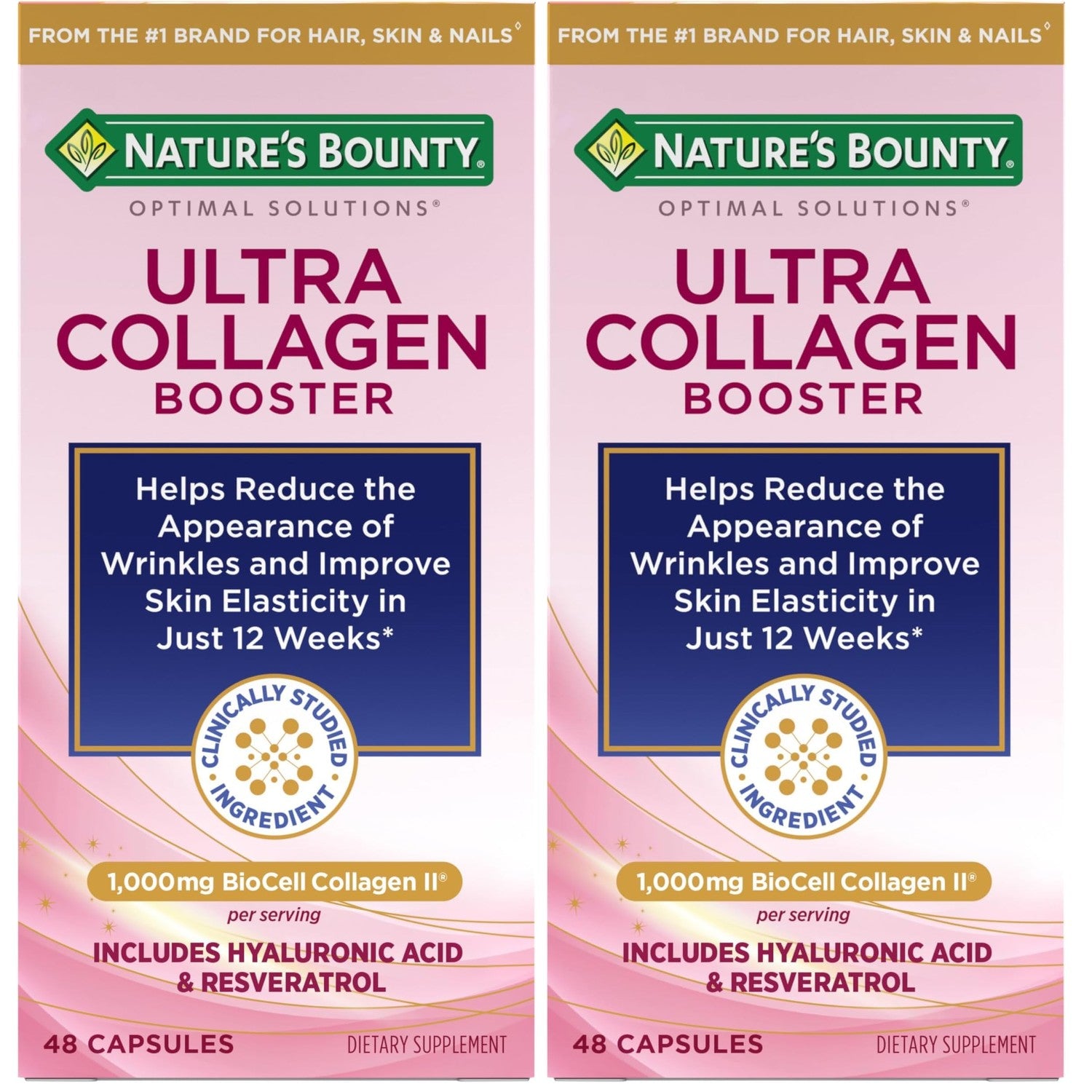 Nature's Bounty Optimal Solutions Ultra Collagen Booster, 48 Capsules