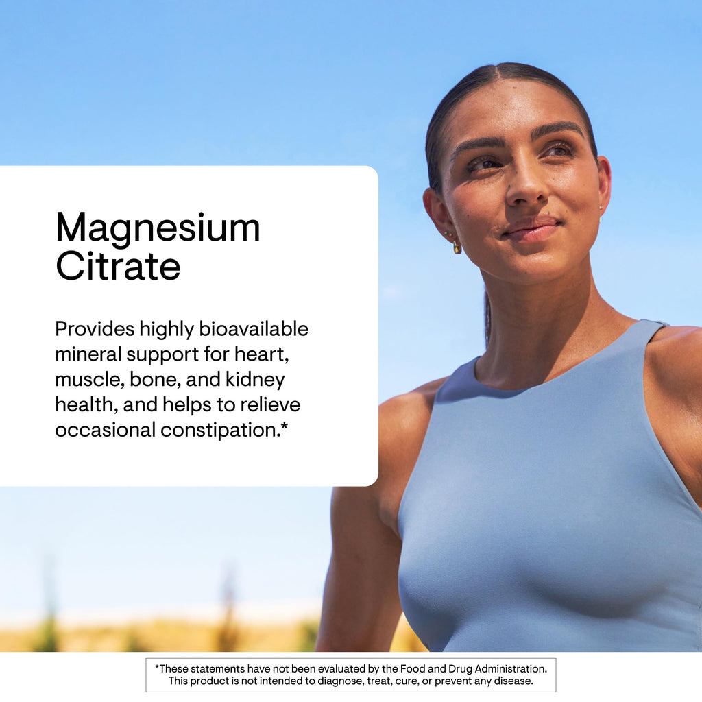 THORNE Magnesium Citrate Powder, 250 mg, Citrus Berry, 60 Servings