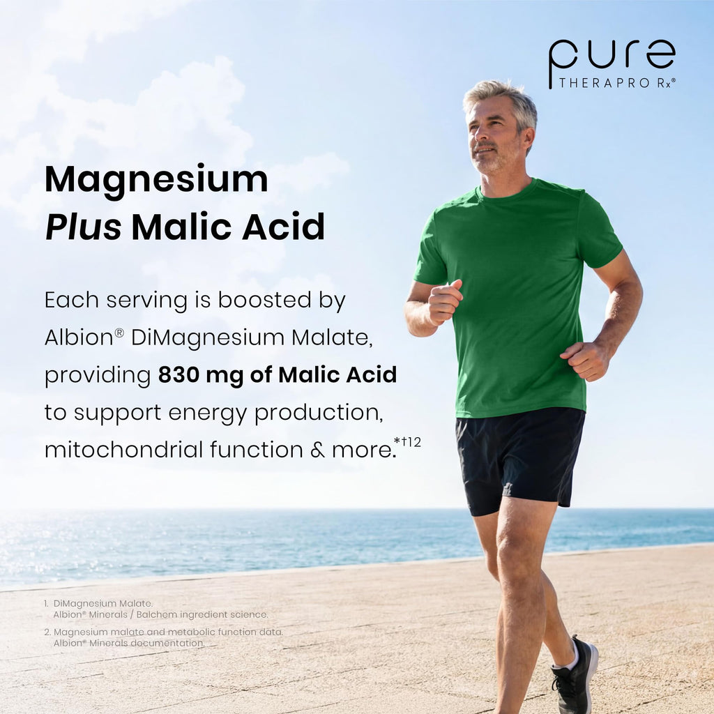 Optimum Magnesium, Energy & Sleep Support, 240 Capsules | Supports Bone Health, Chelated for Maximum Absorption, Glycinate Lysinate & Di-Magnesium Malate, Made in USA, 120 Servings