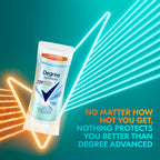 Degree Advanced Antiperspirant Deodorant 4 count 72-Hour Sweat & Odor Protection Shower Clean Antiperspirant for Women with MotionSense Technology 2.6 oz | For active days, Helps stay fresh & confident, With MotionSense, Shower Clean scent