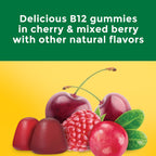 Nature Made Extra Strength Vitamin B12 Gummies 3000 mcg per Serving, 60 Ct | B12 Vitamins for Energy Metabolism Support, Gummy Vitamins for Men and Women, Mixed Berry Flavor, 30 Day Supply