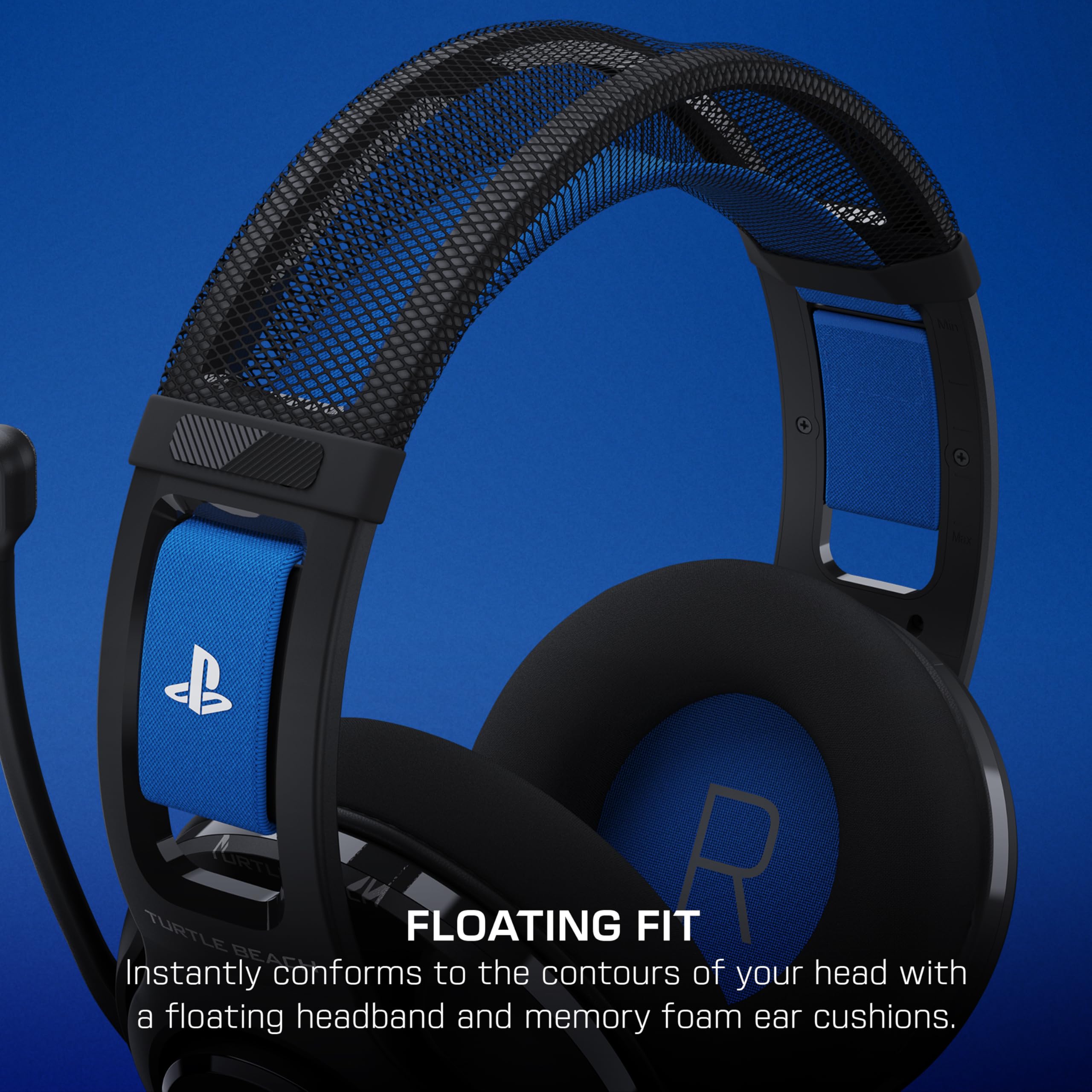 Buy now Turtle Beach Atlas 200 Wired Gaming Headset Officially Licensed for PlayStation, PS5, PS4-50mm Nanoclear Drivers, Flip-to-Mute Mic, Memory Foam Cushions, Floating Headband - Black at indiglob india