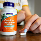 Buy now NOW Foods Supplements, Calcium D-Glucarate 500 mg, Detoxification Support*, 90 Veg Capsules at indiglob india