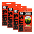Ben's Tick & Insect Repellent Wipes, 30% DEET, 12 Wipes, 4 Pack