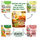 Exotic Nutrition Muncher Mix (3.5 oz) - Natural & Nutritional Treat for Hamsters, Gerbils, Rats, Degus, and Squirrels
